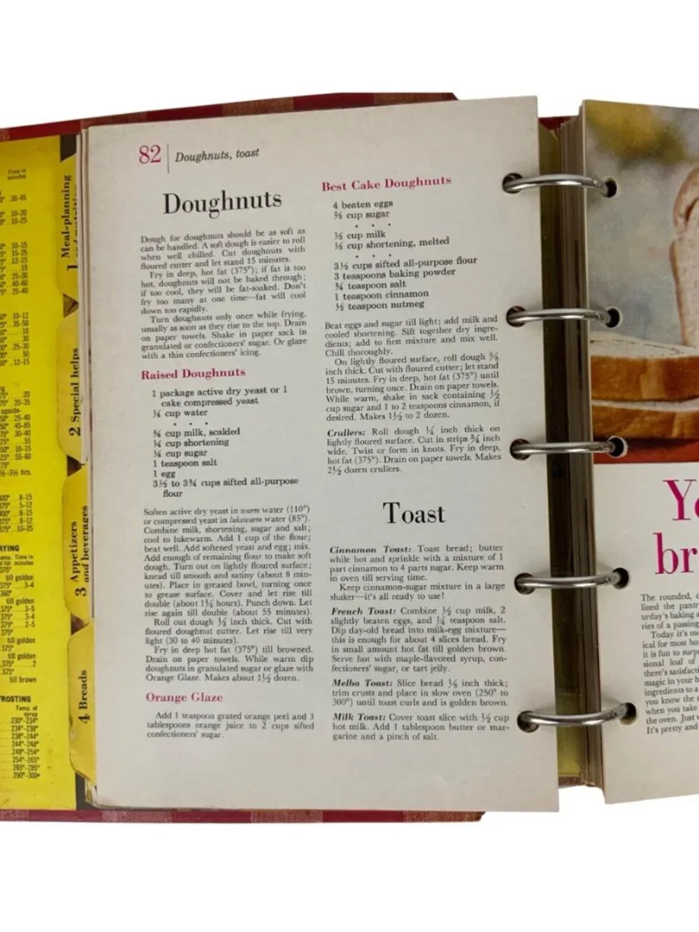Vintage Better Homes & Gardens New Cook Book Red Plaid Hardcover Binder 1962